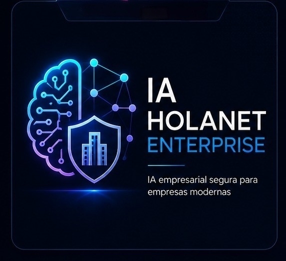 Logotipo oficial IA Holanet Enterprise